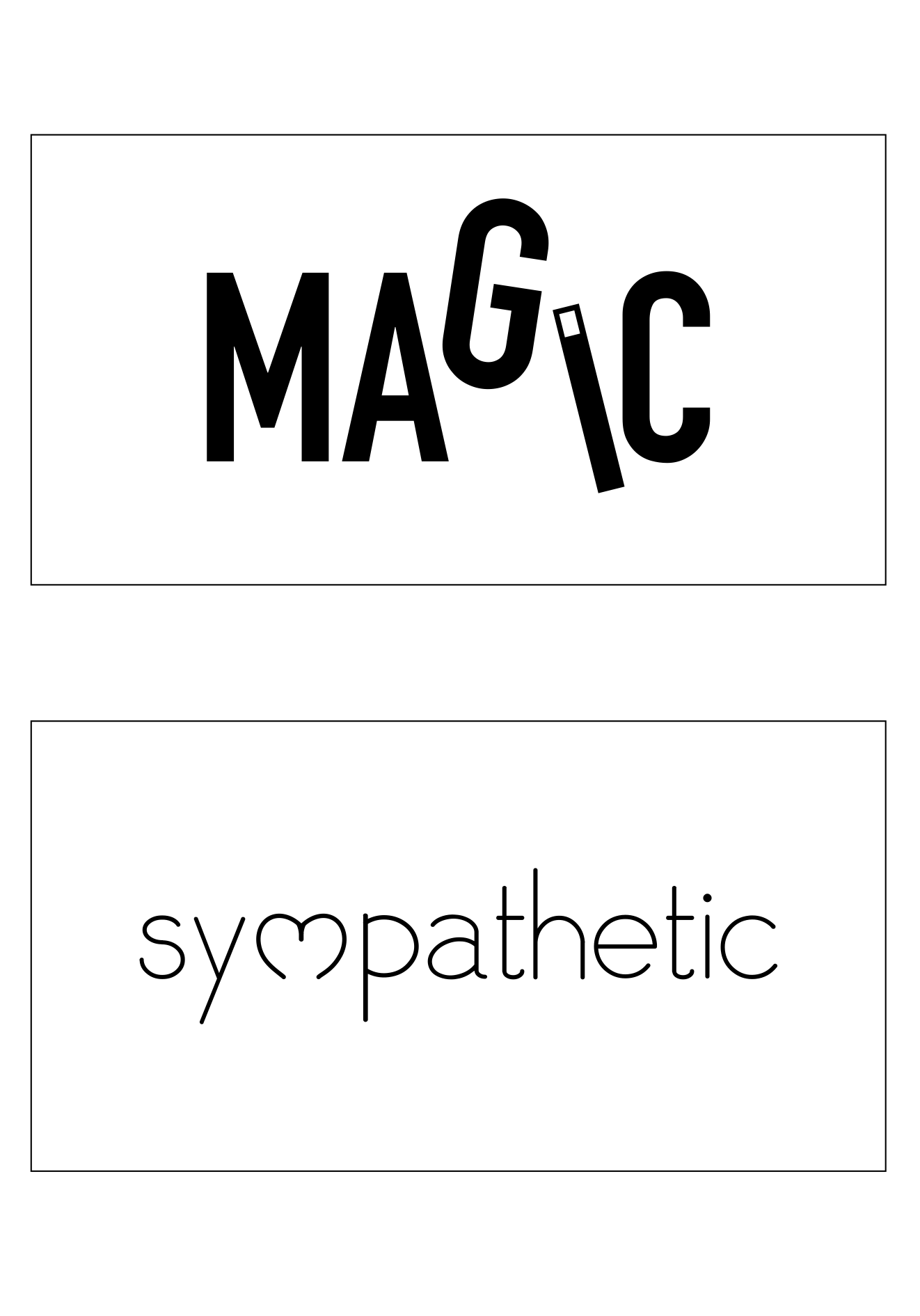 Magic and Sympathetic